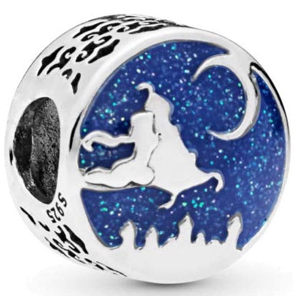 Aladdin and Jasmine Magic Carpet Ride Charm - Picture 1 of 3